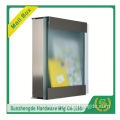 SMB-066SS High quality stainless steel mailbox with newspaper roll with low price